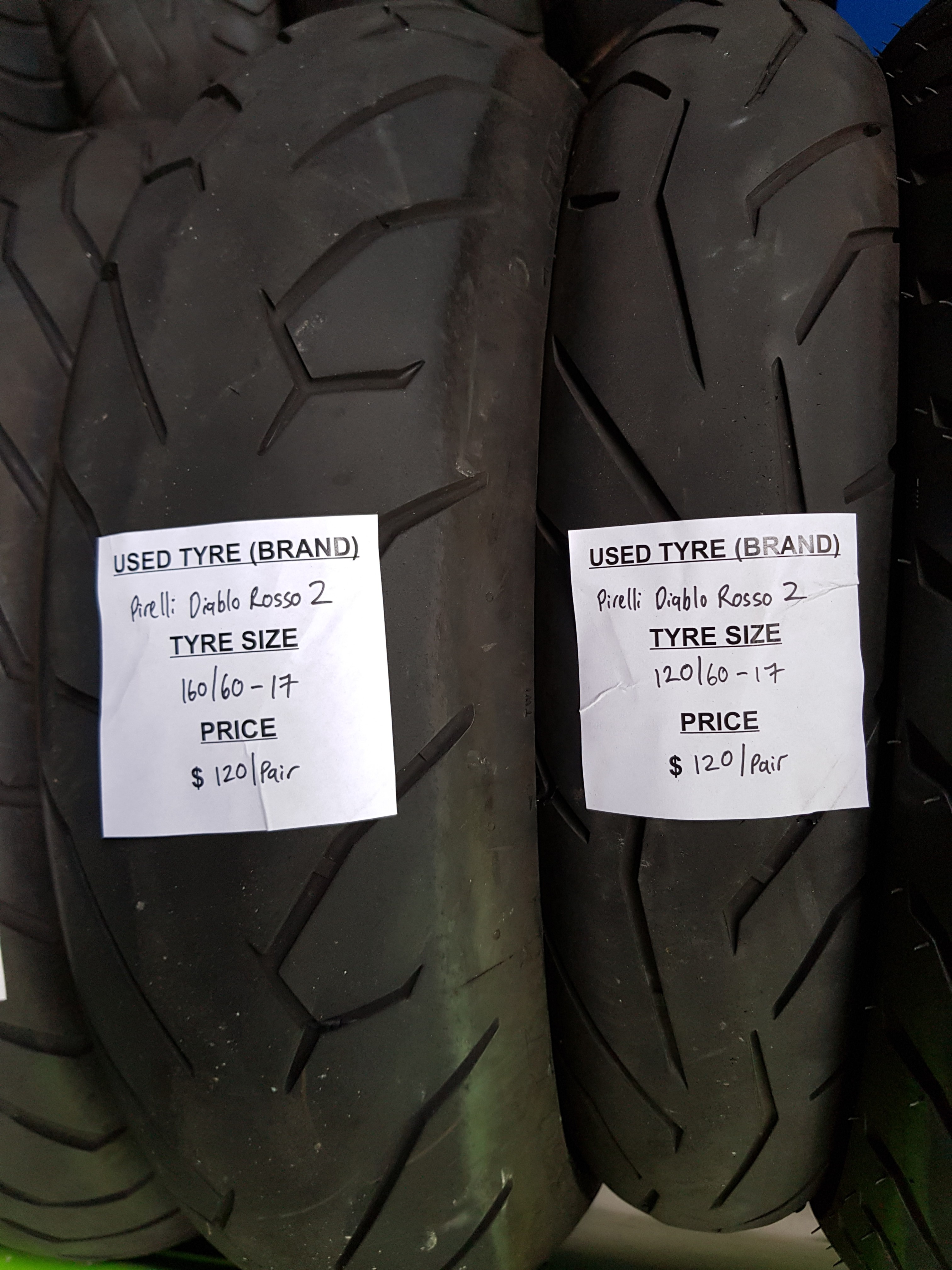 Pirelli Diablo Rosso 2 1 60 17 160 60 17 Cb400 Motorcycles Motorcycle Accessories On Carousell