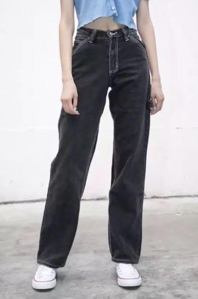 brandy melville jane light wash jeans review