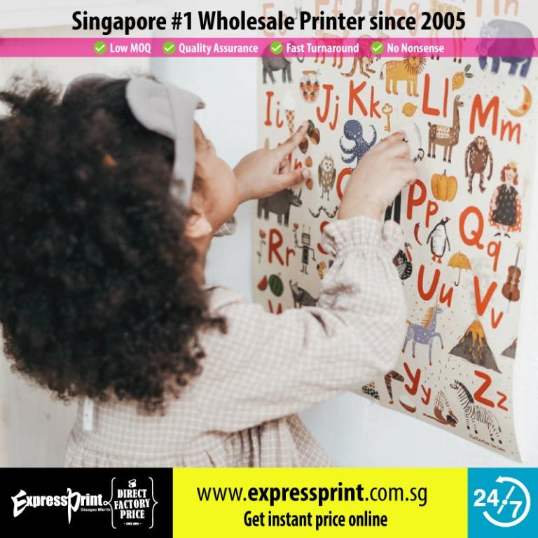 Poster Printing At Factory Price Madeinsg Design Craft Art Prints On Carousell