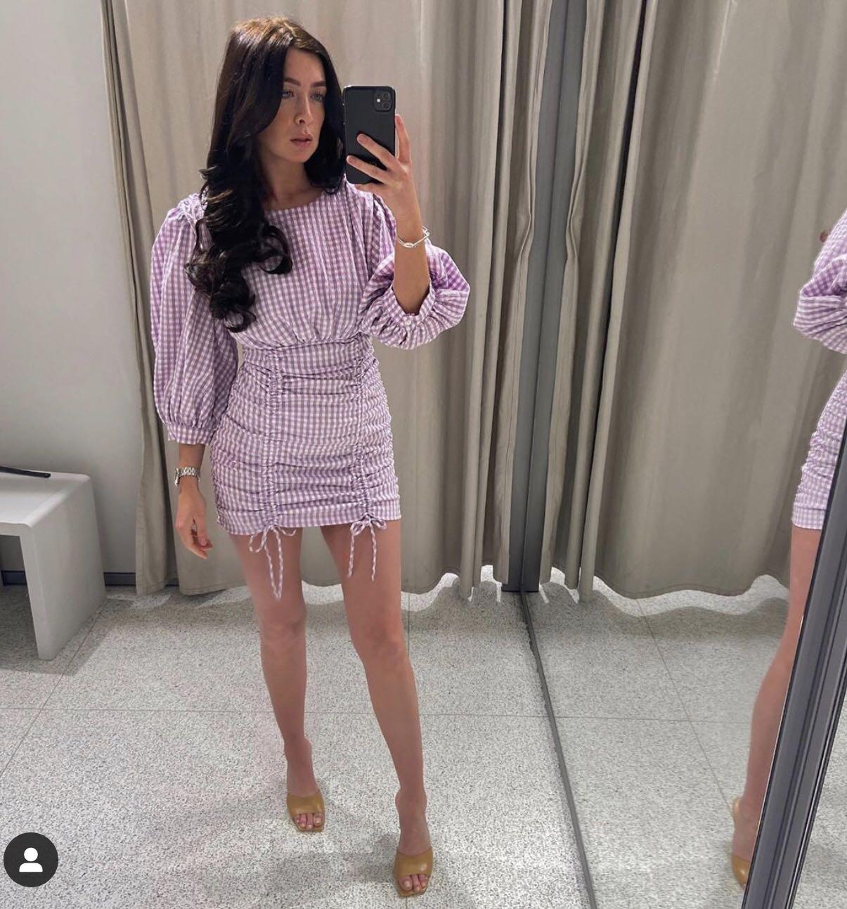 ❗️PRE ORDER ZARA Gingham dress, Women's 