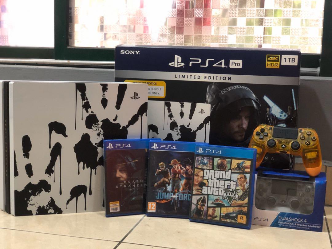ps4 pro 1tb death stranding limited edition