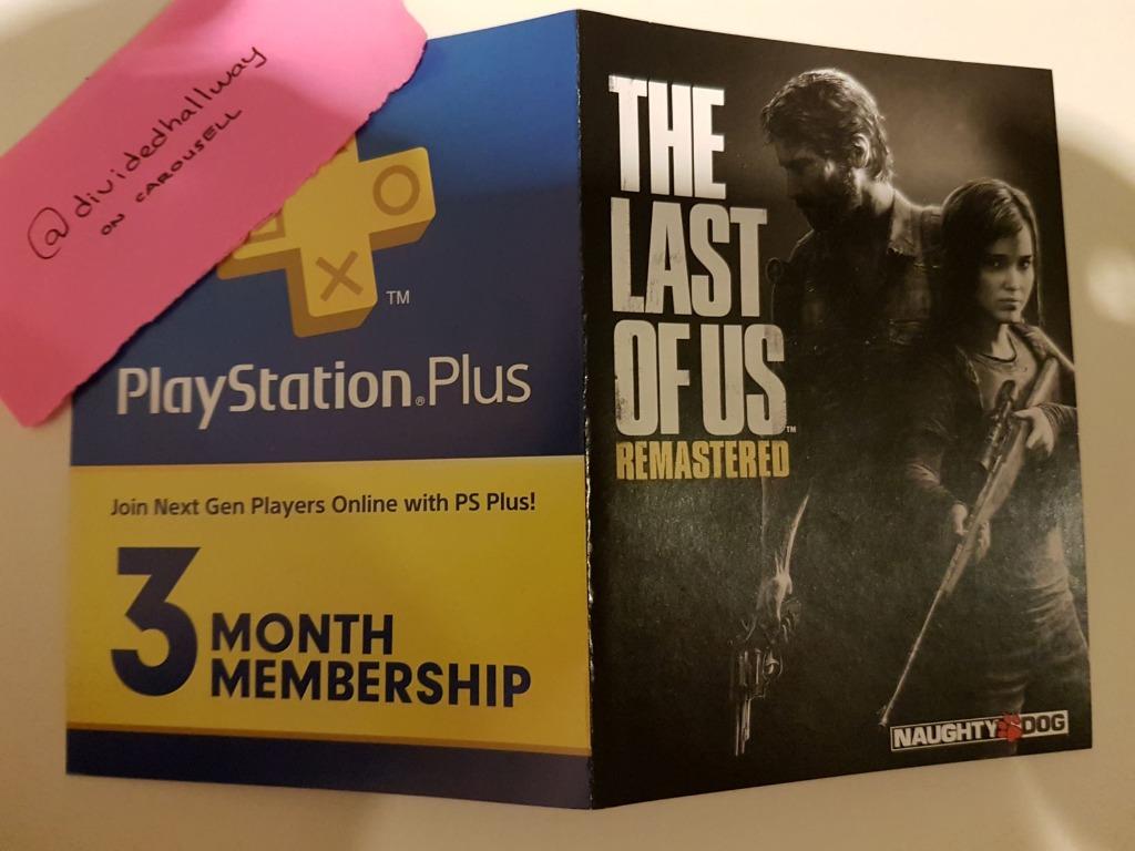 last of us remastered digital code