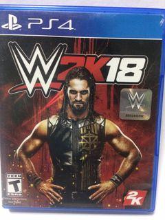 PS4 WWE2K18 VIDEO GAME