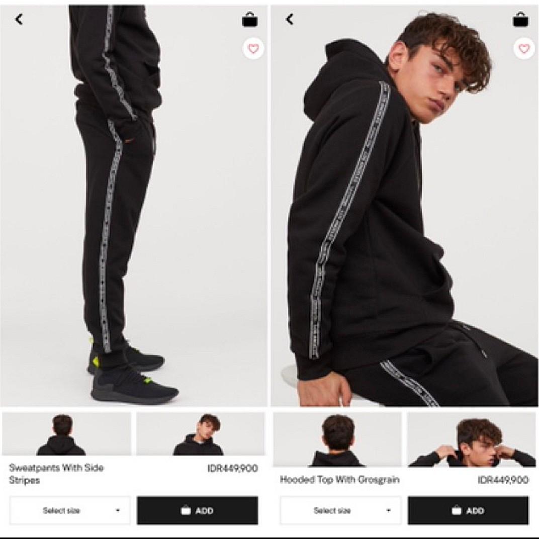 Hoodie h&m los clearance angeles black
