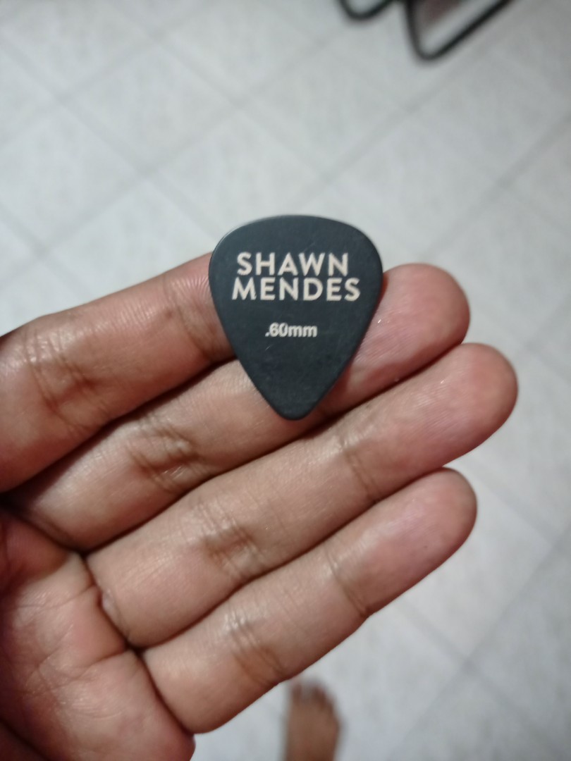 Shawn Mendes World Tour Guitar Pick For Collections Music Media Music Accessories On Carousell