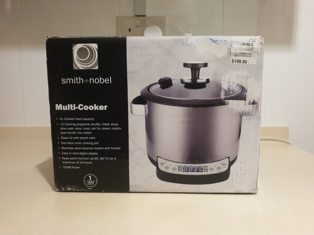Smith + Nobel 4L Multicooker (12 cooking program / LED Digital Display