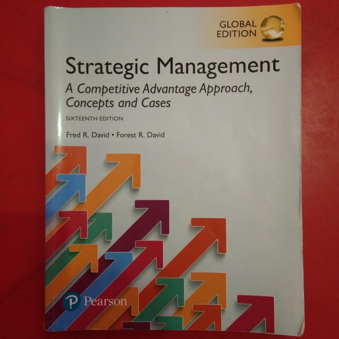 Strategic Management 16th Edition Fred R David Buku Alat