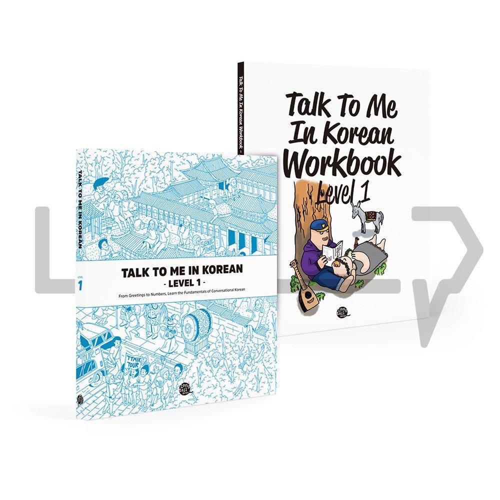 Talk To Me In Korean Text Book And Work Book Set Level 1 Books Stationery Textbooks Professional Studies On Carousell