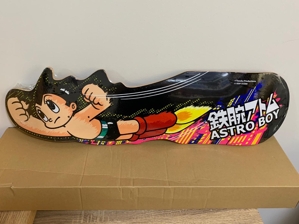 Tezuka Productions Astroboy Astro Boy Shaped Skateboard Hobbies Toys Toys Games On Carousell