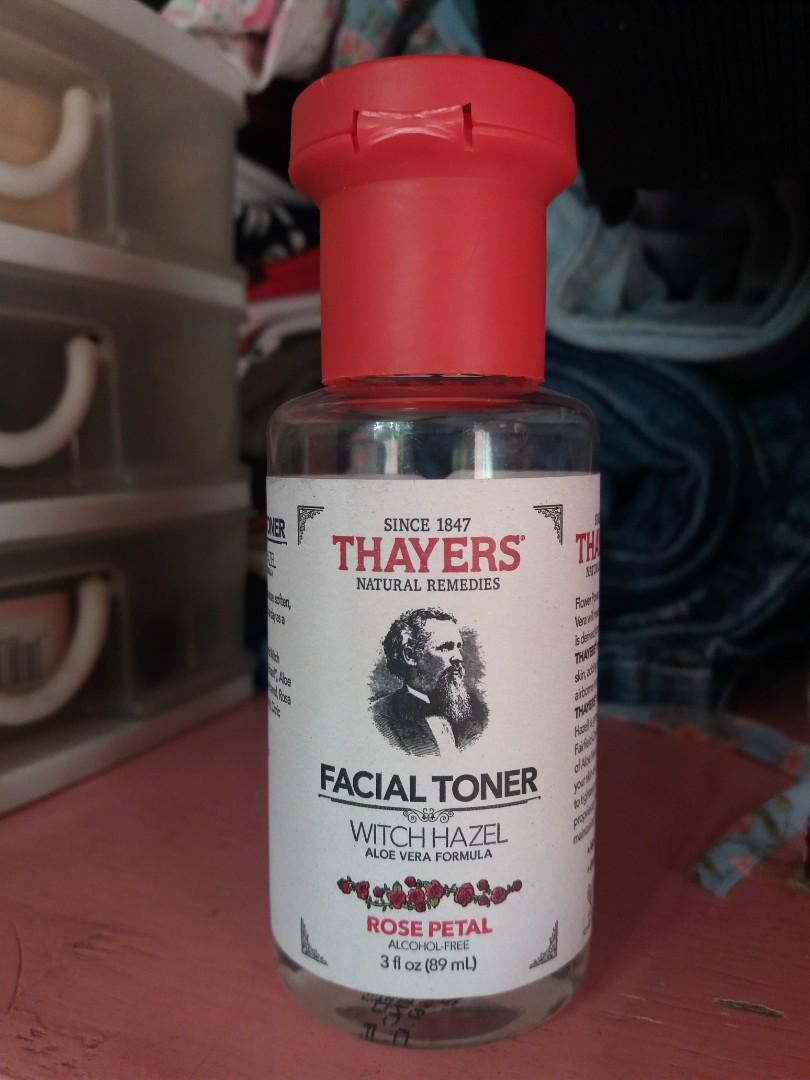 Thayers Witch Hazel Facial Toner (Category: Face Care) located in Batangas. Submitted by prebyams (Listing ID 1011236553, Image 2). Description: Thayers Witch Hazel Facial Toner in Rose Petal 75% left Just bought this May 2020. I love this variant. Ang bango, nakakarelax. RFS: Trying new toner Don't hesitate to send inquiry. Helping Tags: #thayers #toners #witch #hazel #benefit #beautymnl.