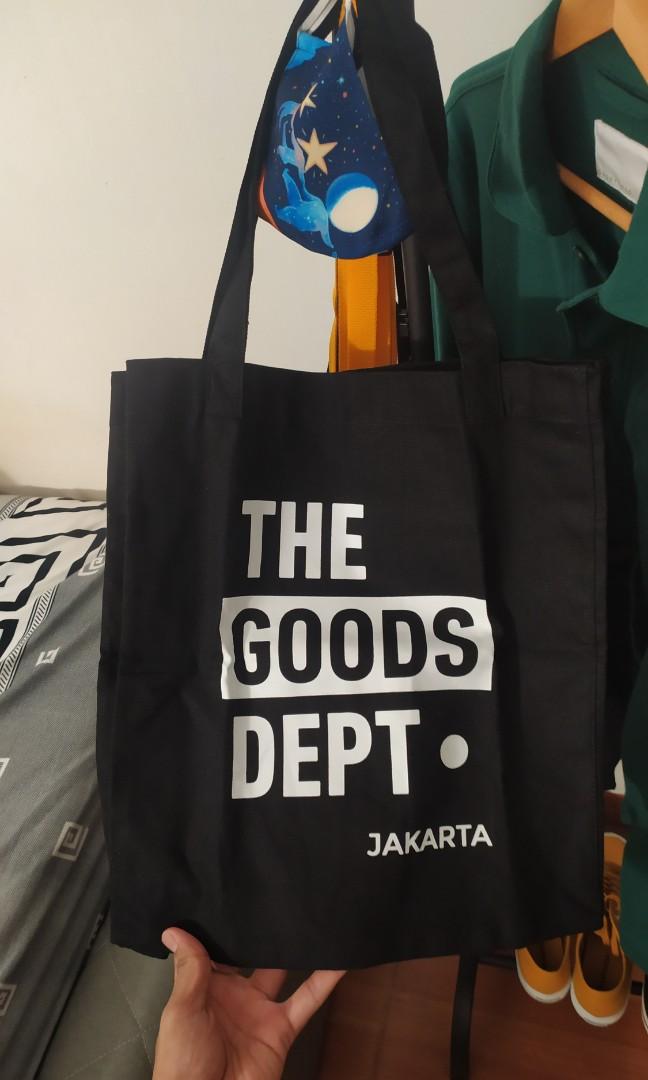 The Goods Dept. Jakarta Black Canvas Tote Bag Totebag