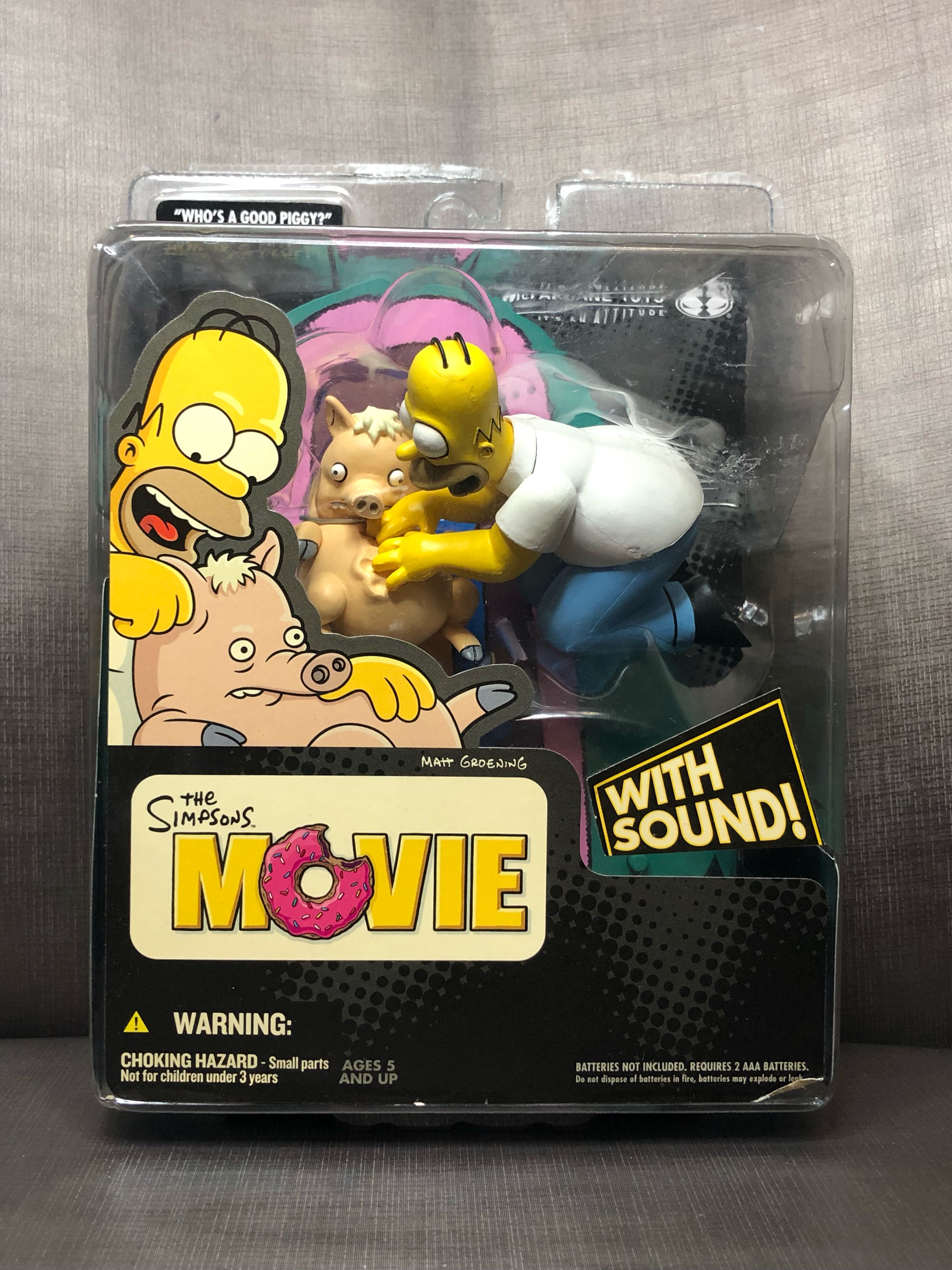The Simpsons Movie Homer & Plopper by McFarlane Toys, Toys & Games