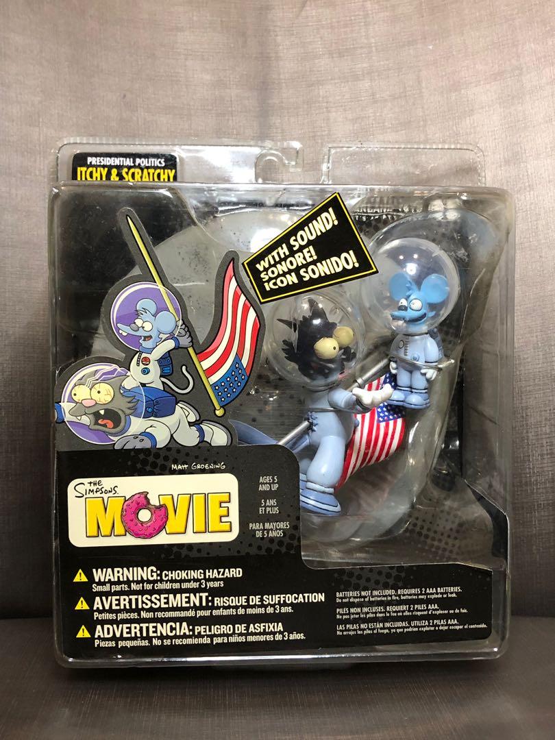 The Simpsons Movie Itchy & Scratchy by McFarlane Toys, Hobbies & Toys