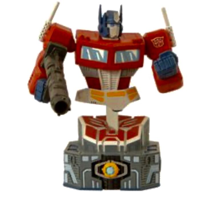 TRANSFORMERS G1 ANIMATED OPTIMUS PRIME BUST 2009, Hobbies & Toys