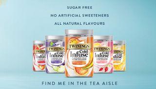 Twinings of London Cold Water Infusion 12 pack Tea 1.06OZ 30Grams