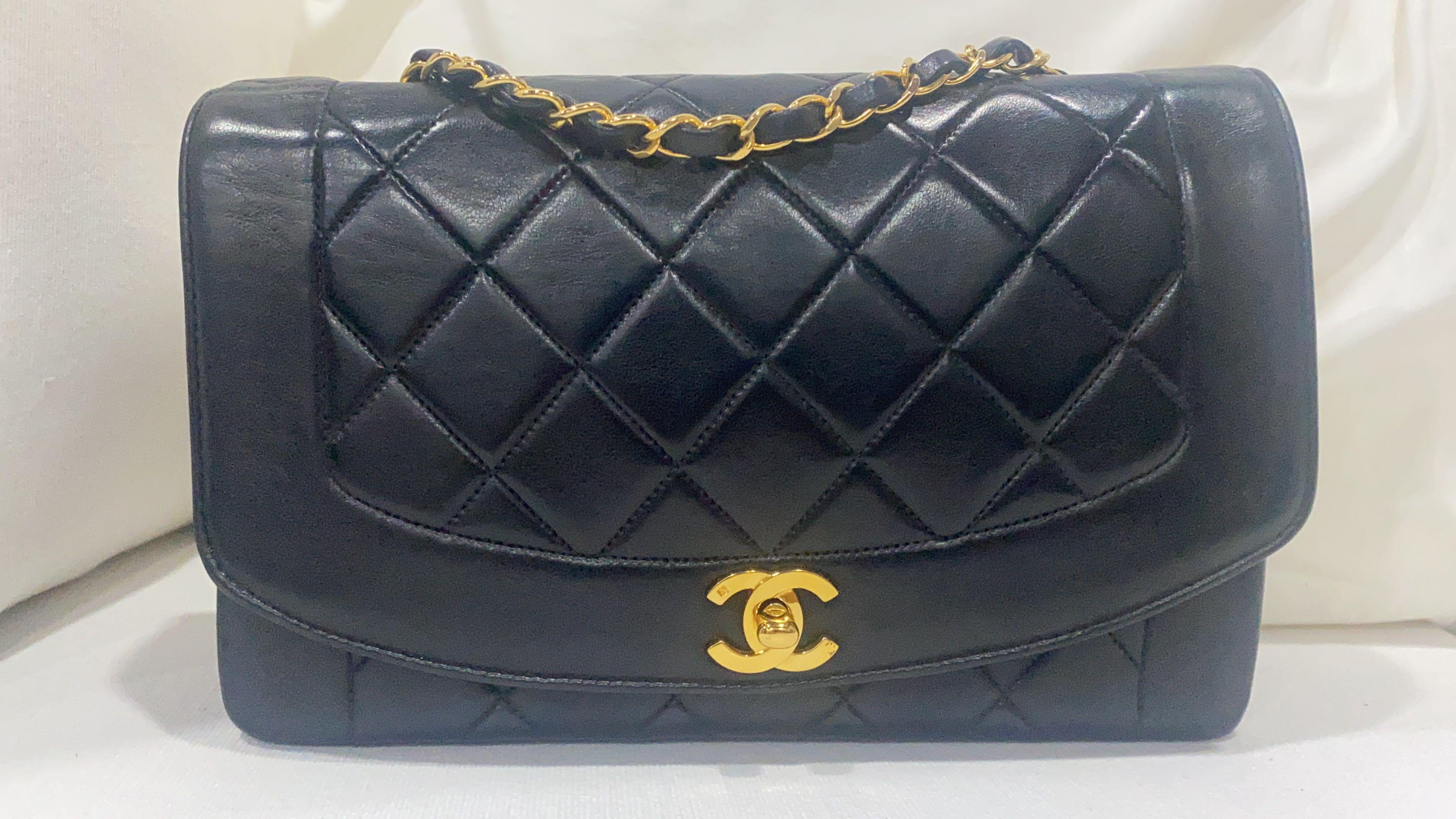 chanel vintage diana flap