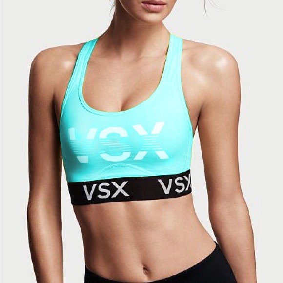 BNWT VSX VICTORIA'S SECRET PLAYER RACERBACK SPORTS BRA, Women's