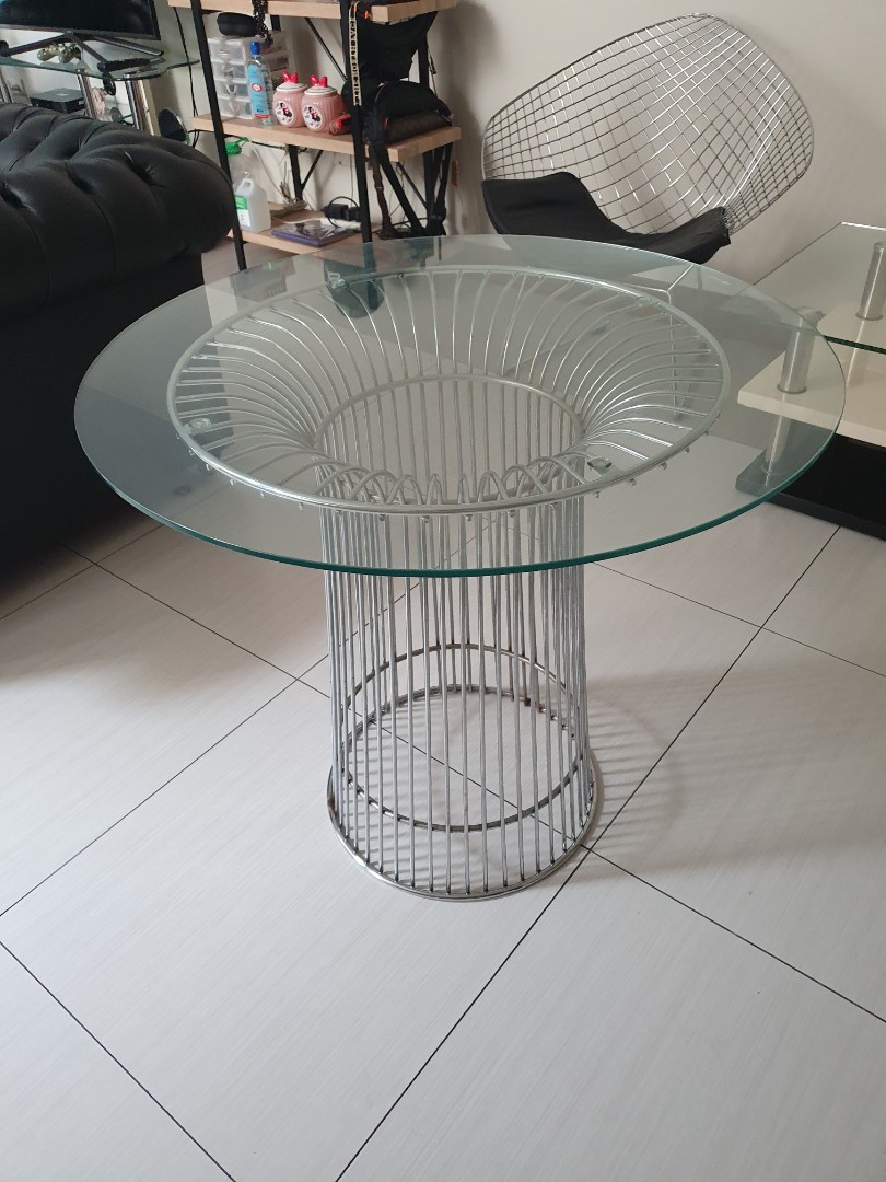 Wire table and chairs