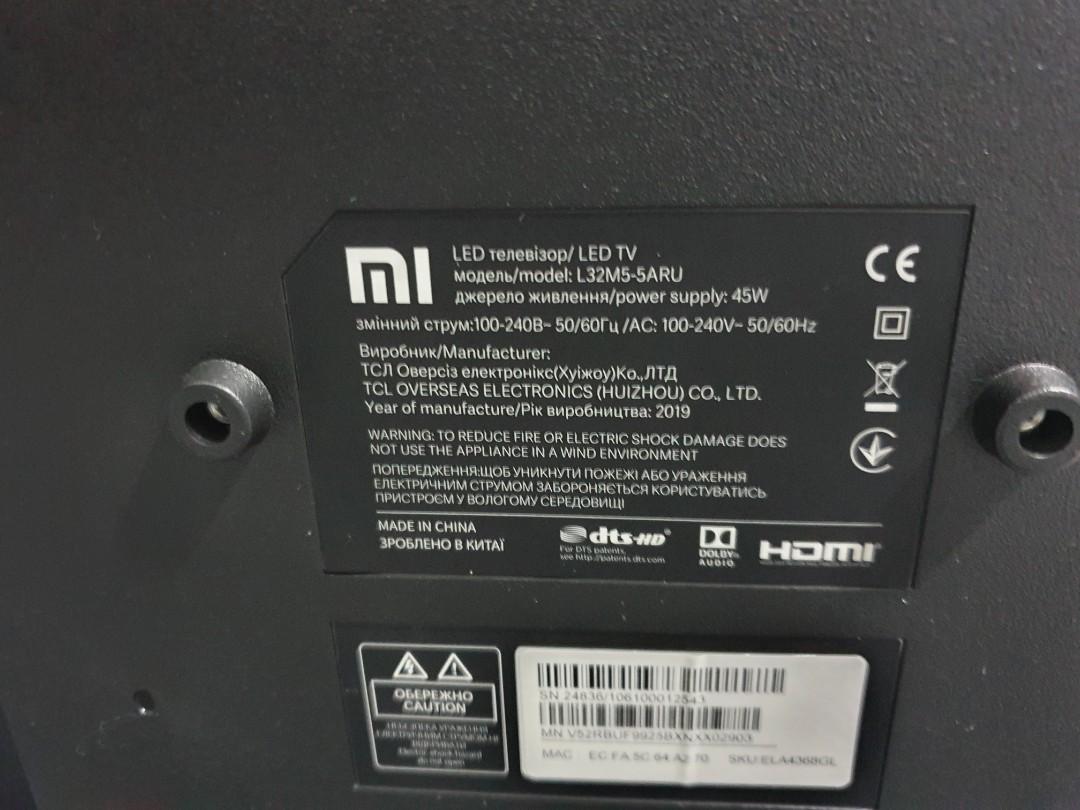 Xiaomi 32-inch 4A Mi LED TV (L32M5-5ARU), TV & Home Appliances, TV ...