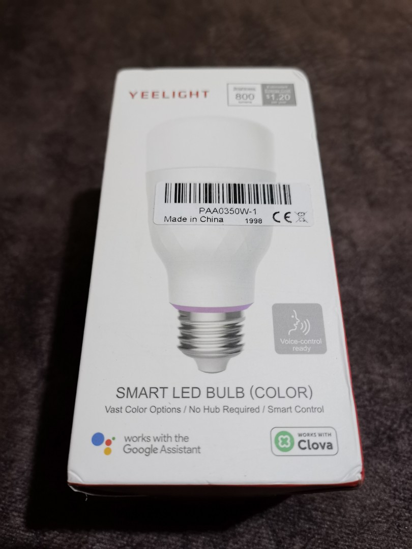 xiaomi yeelight smart led bulb color