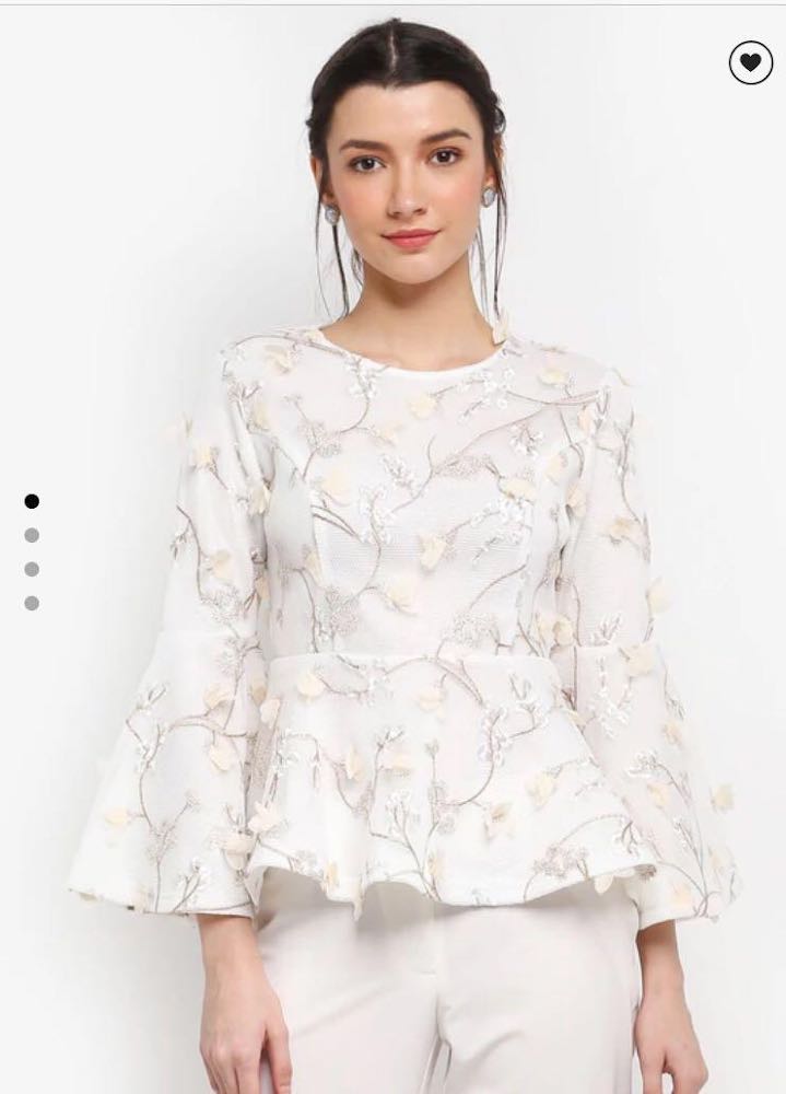 Zalia Raya 2018 Peplum Top XL Women s Fashion Tops Blouses on