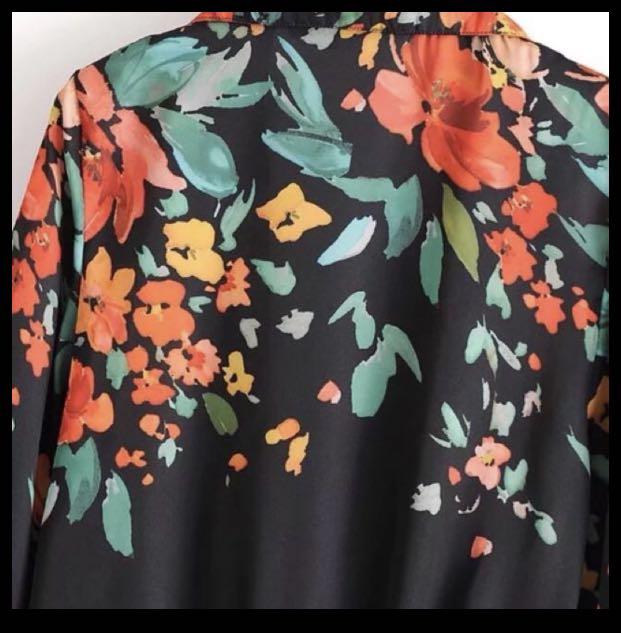 Zara floral body suit