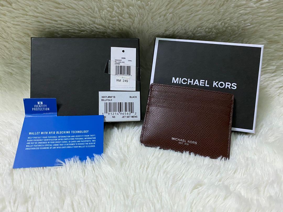 mk card holder mens