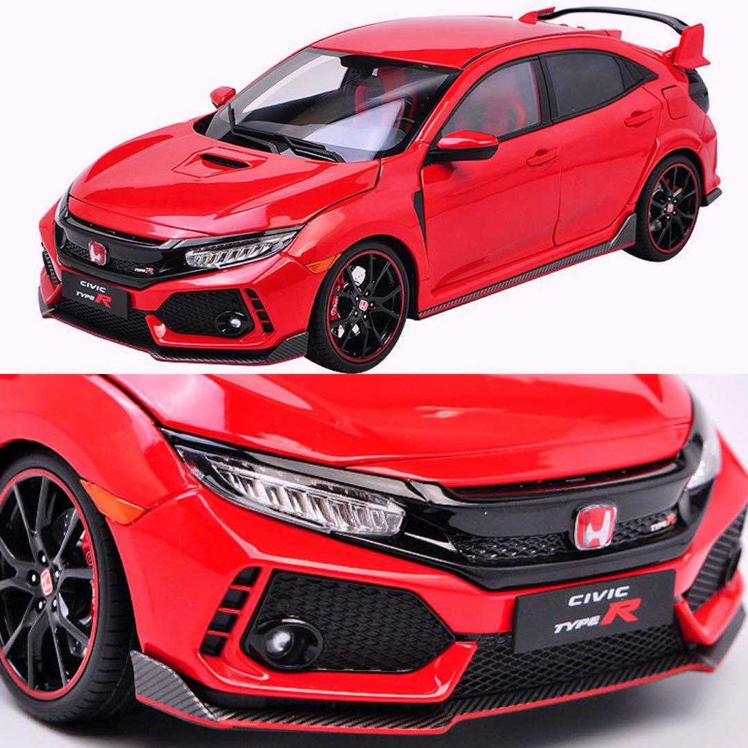 LCD Model: 1/18 Honda Civic FK8 Type R Rallye Red Diecast ...