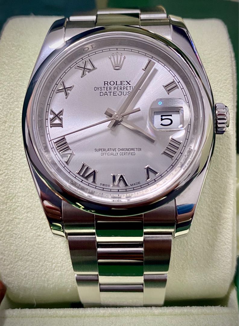 2012 Rolex Datejust 36mm, Luxury 