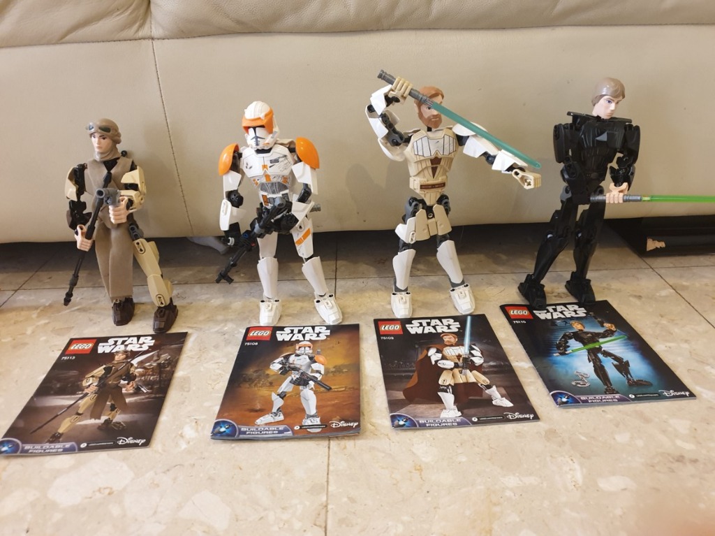 7 Lego Star Wars Buildable Figures