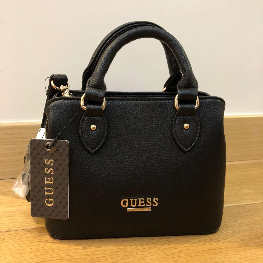 全新 美版 100New Guess US Mini Satchel Crossbody, Women's Fashion, Women's Bags & Wallets on Carousell