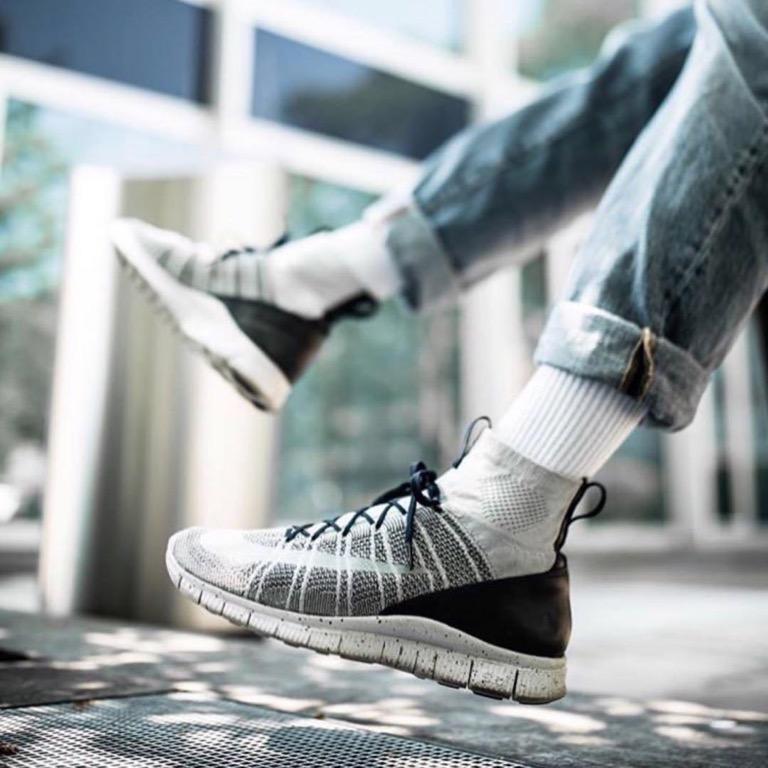 Nike free flyknit mercurial cheap platinum