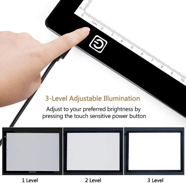 HOHOTIME A3 Light Pad for Diamond Painting, Tracing Light Box with Stand  Carry Bag 2 Clips, A Review 