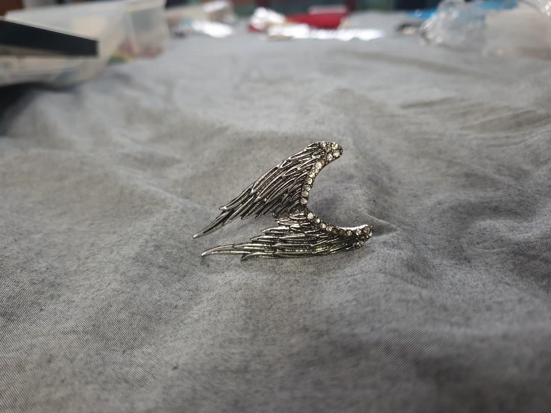 Adjustable angel deals wings ring