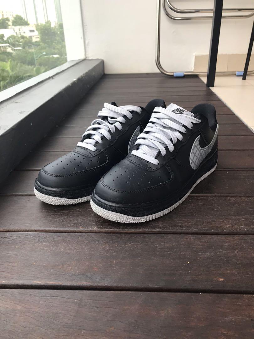 black air force 1 fits