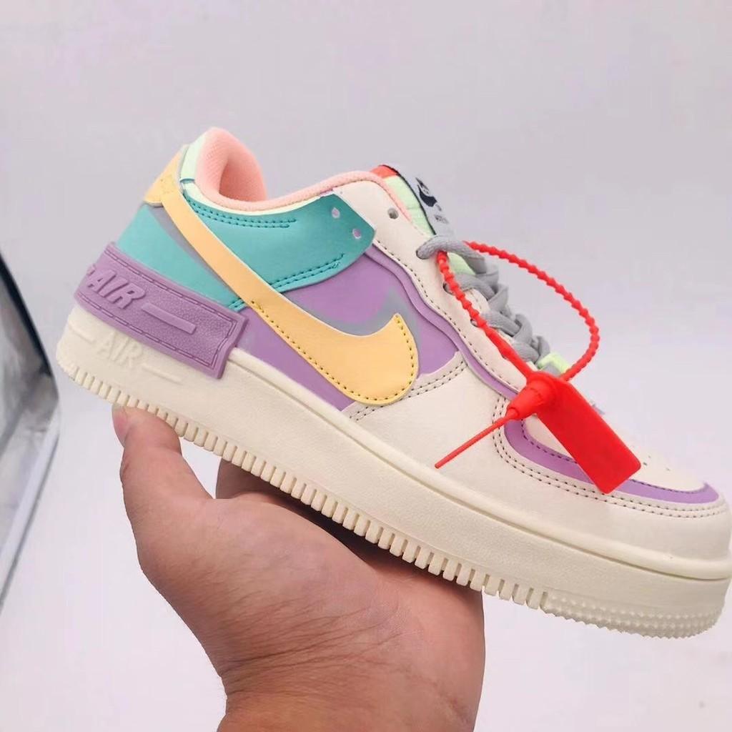 Air Force 1 Shadow AF1 Macaron Deconstruction Function Splice ...