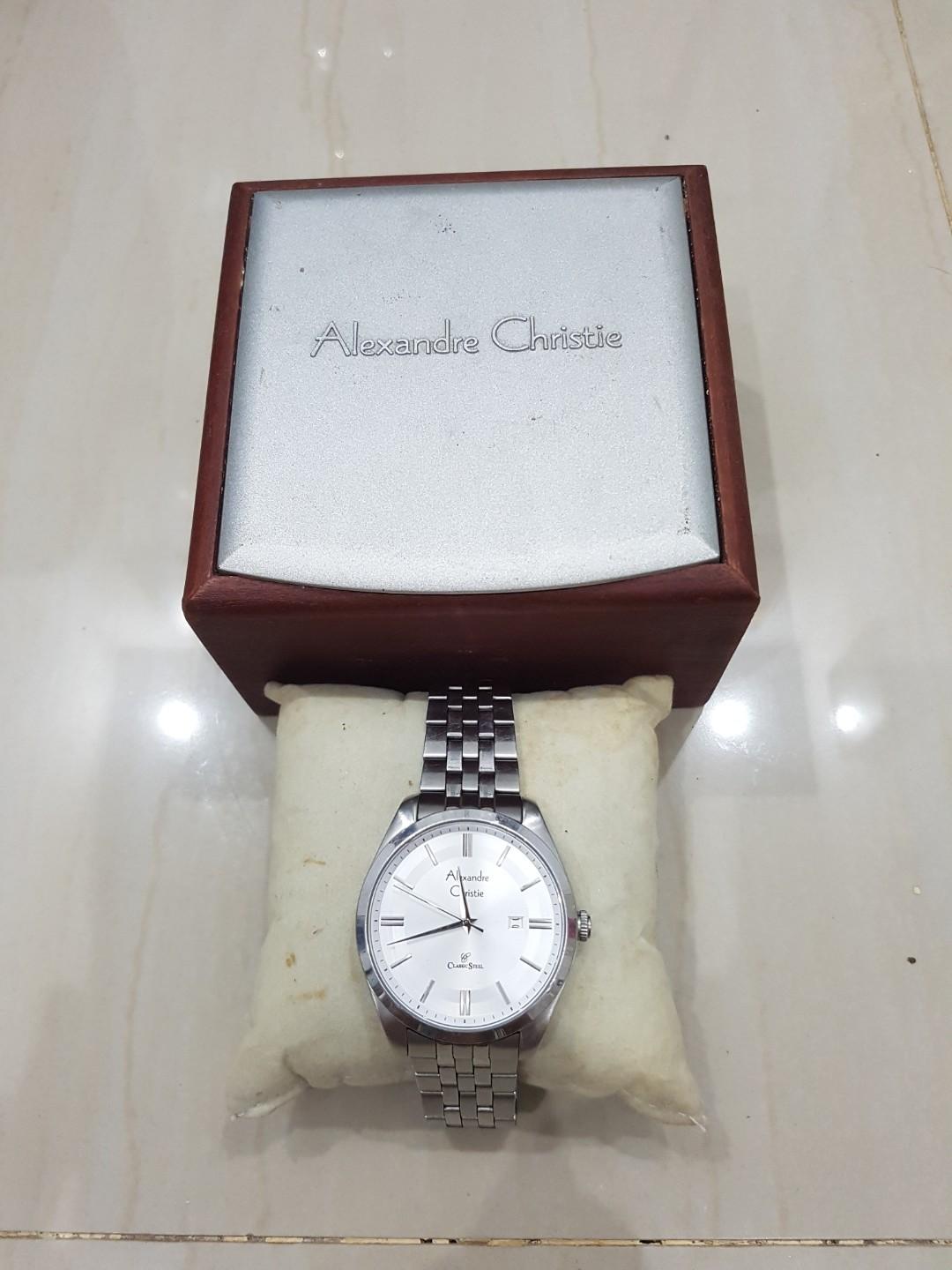 Alexandre Christie Classic Steel Fesyen Pria Jam Tangan Di Carousell