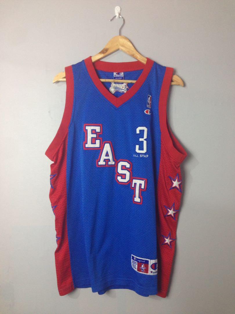 Allen Iverson All Star game east jersey champion off Men s