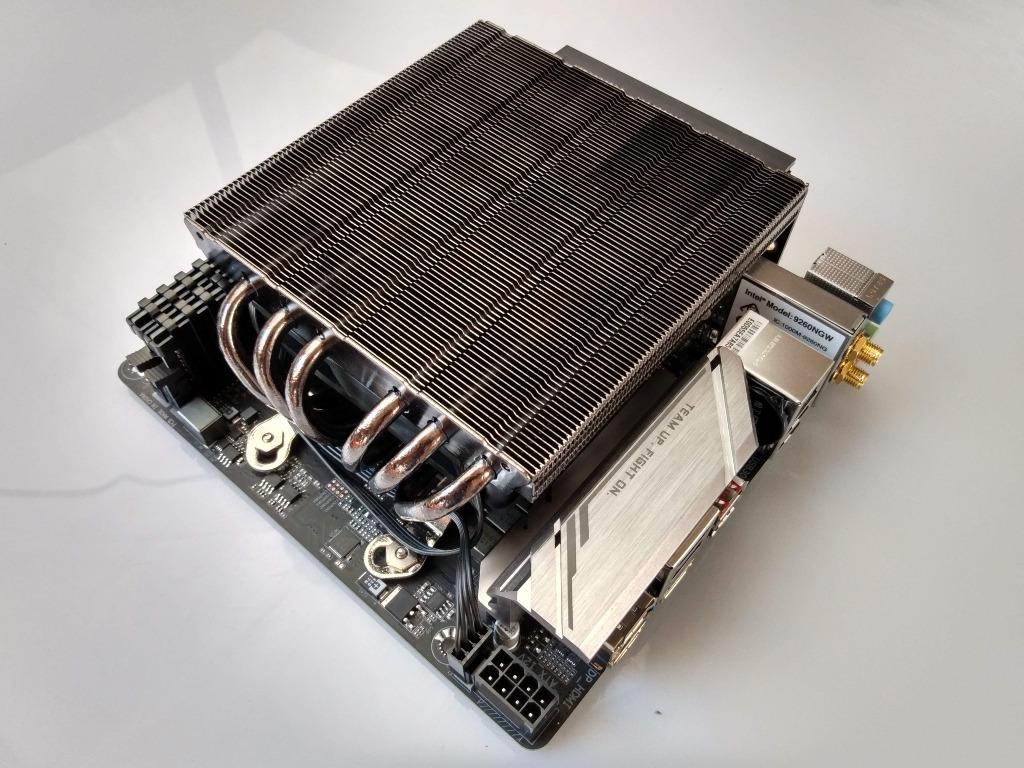 Alpenfohn Black Ridge Low Profile CPU Cooler with Noctua fan