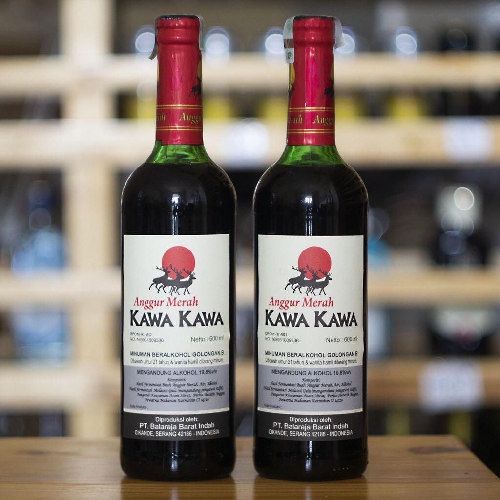 Anggur Merah Kawa Kawa Makanan Minuman Minuman Tidak Beralkohol Di Carousell