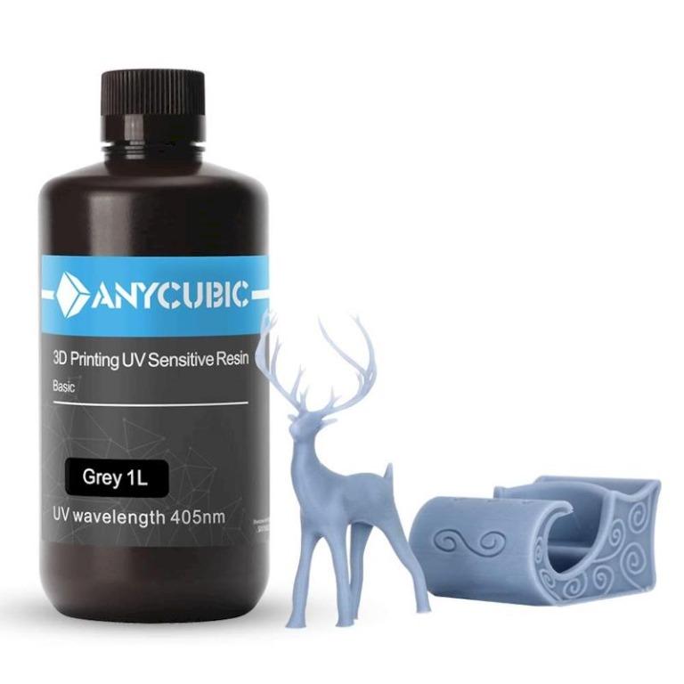 Anycubic 3d Printing Resin 1l Grey For Sla Dlp Lcd Led 3d
