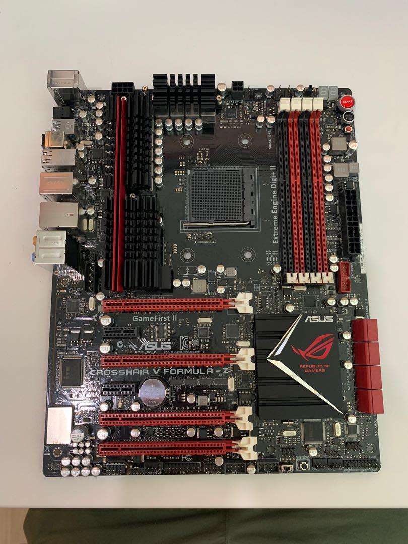 Asus Crosshair V Formula Z Am3 Amd 990fx Sata 6gb S Usb 3 0 Atx Amd Motherboard Electronics Computer Parts Accessories On Carousell Asus Crosshair V Formula Z Am3 Amd 990fx Sata 6gb S Usb 3 0 Atx Amd Motherboard Electronics Computer Parts Accessories On Carousell