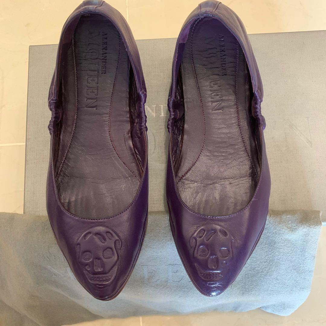 Alexander mcqueen hotsell flats skull