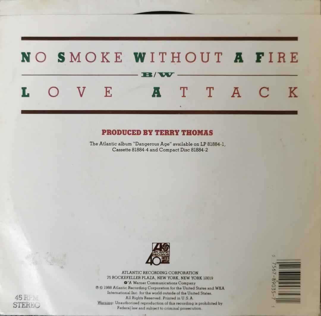 Bad Company No Smoke Without A Fire 45rpm 7 Single Record Music Media Cds Dvds Other Media On Carousell