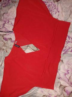 Barter asal cocok Baju crop hnm