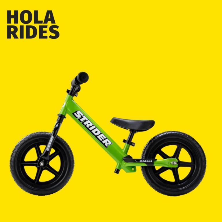 Strider Balance Bike 12 Sport Green Babies Kids Strollers