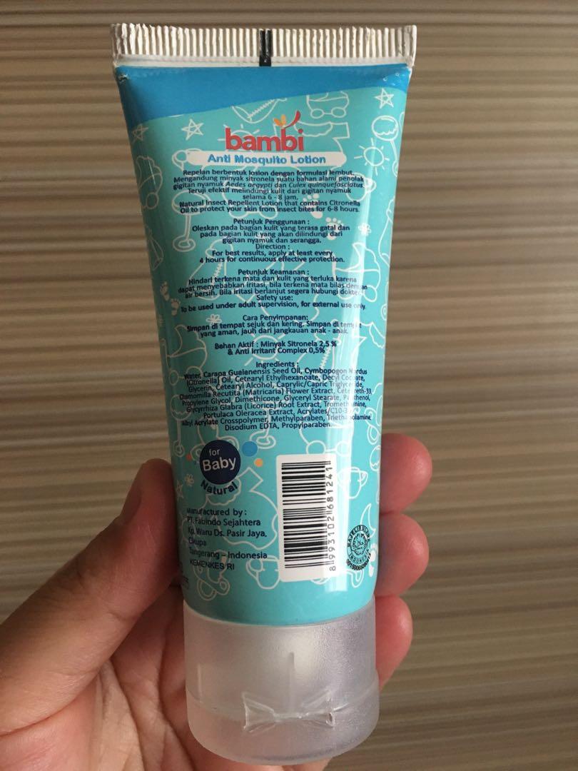Bambi Anti Mosquito Lotion Bayi Anak Lainnya Di Carousell