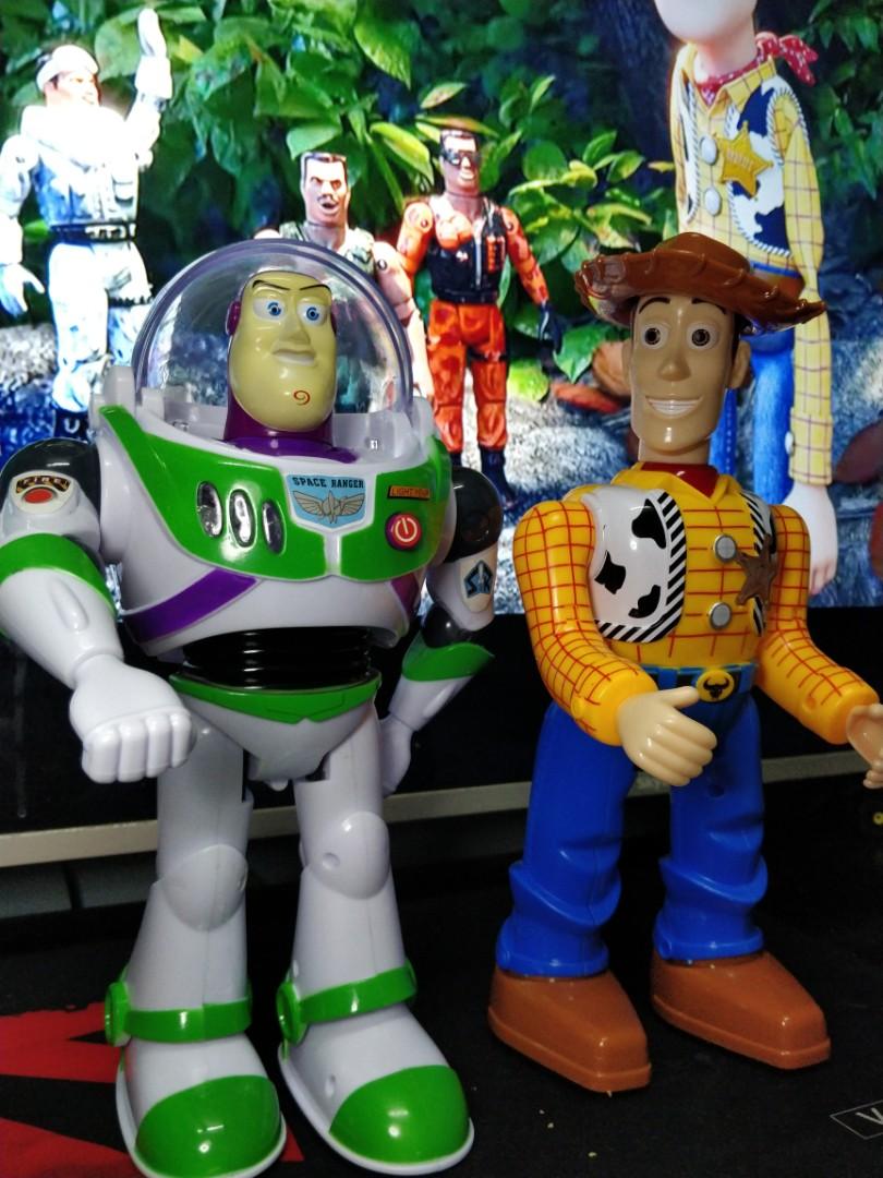 BIG SIZE TOY STORY (Category: Interactive Toys) located in Manila. Submitted by gobrostoysworld (Listing ID 1011539849, Image 3). Description: BIG SIZE WALKING , TALKING WOODY AND BUZZ LIGHT YEAR. 11INCHES WALKING, TALKING SOUND, LIGHTS. MOVABLE JOINT. P470 EACH.