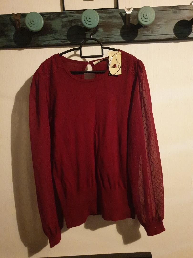 plus sheer top