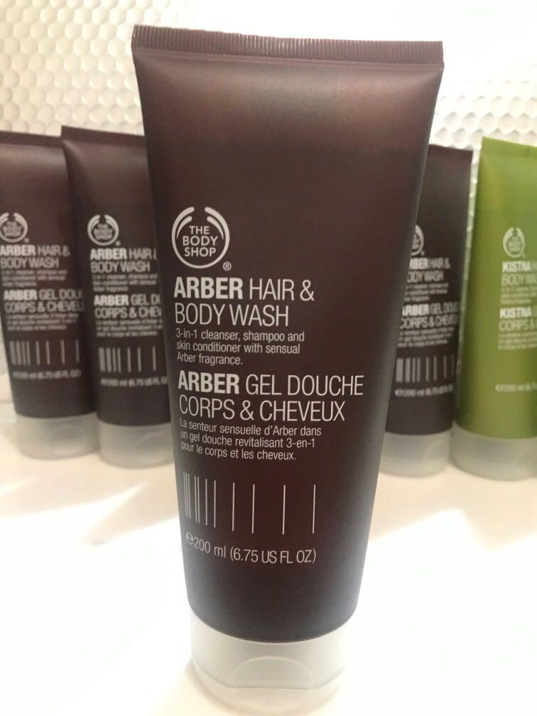 Body Shop ARBER & KISTNA hair and body wash, Beauty & Personal Care